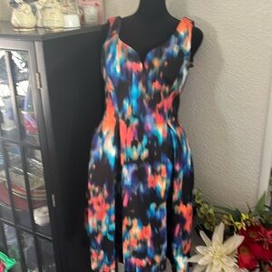 Calvin Klein scuba dress stretches pit pit 18 waist 32